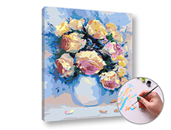 Сликање по бројки РОЗИ ВО СТРАСТ | мала тежина