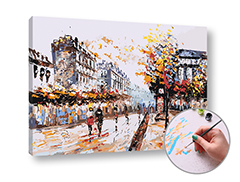 Сликање по бројки УЛИЦА | висока тешкотија