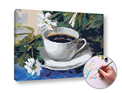 Сликање по бројки УТРИНСКО КАФЕ | мала тежина