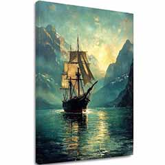 Сликата на платно Едрилица - Романтична декорација