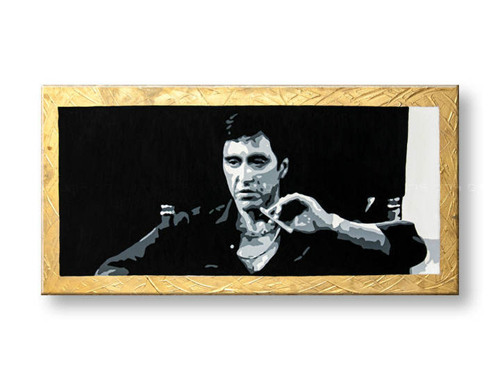 Рачно сликани слики на платно POP Art AL PACINO 3-делна