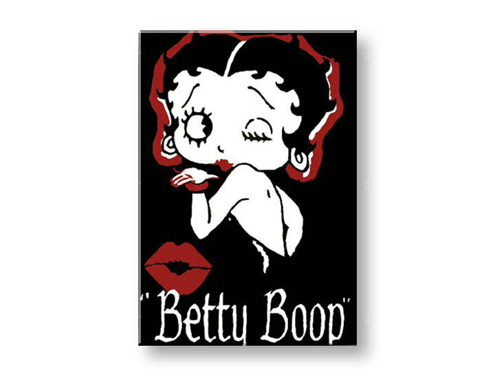 Рачно сликани слики на платно POP Art Betty Boop 1-делна 