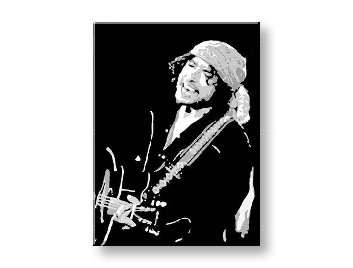 Рачно сликани слики на платно POP Art Bob Dylan 1-делна 