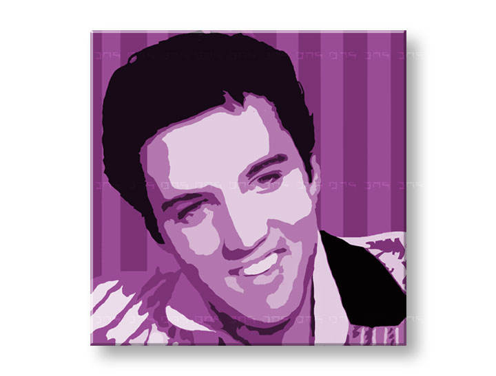 Рачно сликани слики на платно POP ART Elvis Presley 1-делна