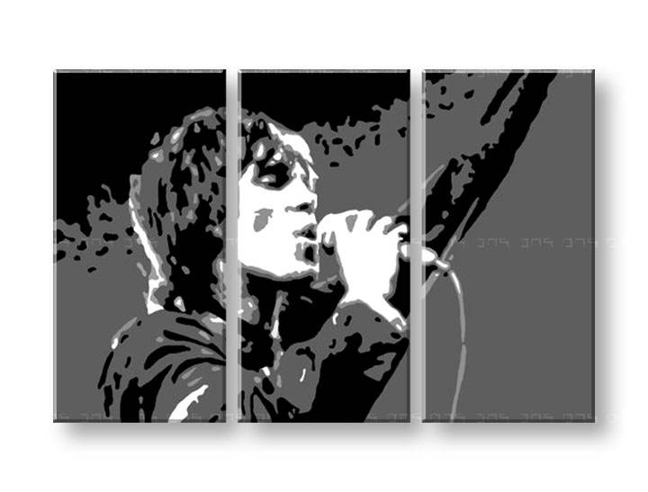 Рачно сликани слики на платно POP Art Ian Brown 3-делна 