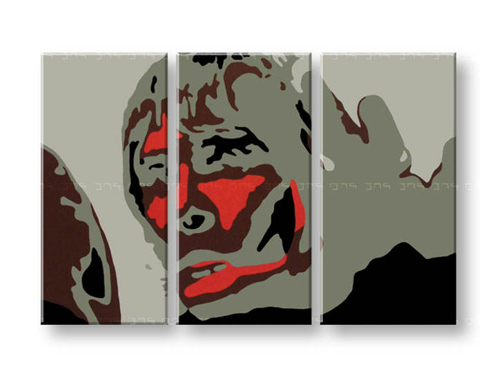 Рачно сликани слики на платно POP Art Ian Brown 3-делна 