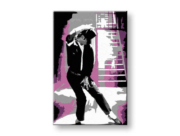 Рачно сликани слики на платно POP Art Michael Jackson 1-делна