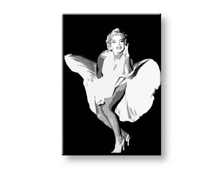 Рачно сликани слики на платно POP Art Marilyn Monroe 1-делна