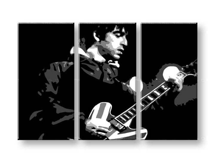 Рачно сликани слики на платно POP Art Oasis 3-делна 