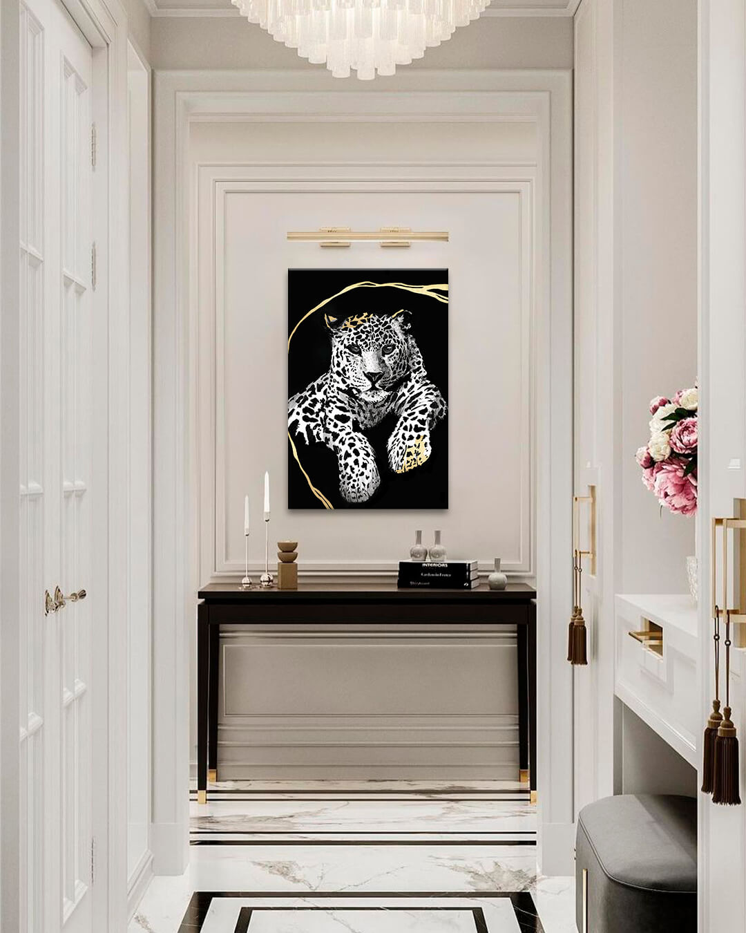 Слики на платно - PREMIUM ART - Гепард одмара 90x60 cm