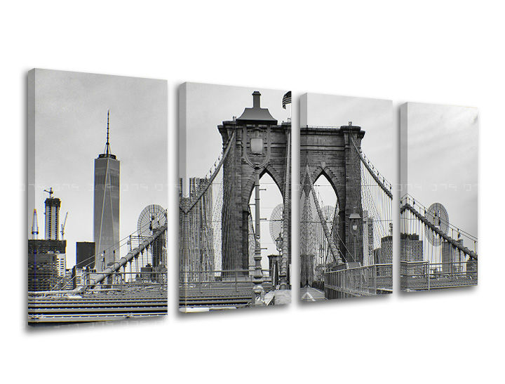 Слики на платно 4-делни ГРАДОВИ - NEW YORK ME114E41