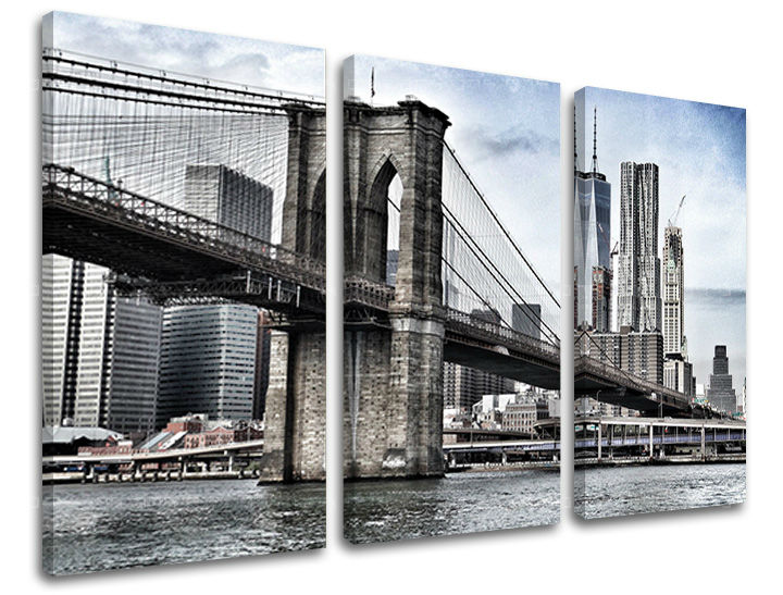 Слики на платно 3-делни ГРАДОВИ - NEW YORK ME115E30