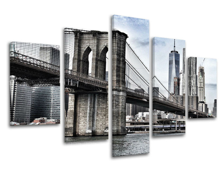 Слики на платно 5-делни ГРАДОВИ - NEW YORK ME115E50