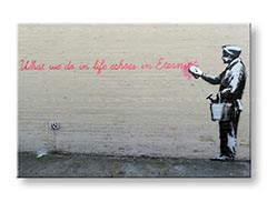 Слики на платно 1-делна Street ART – Banksy BA019O1